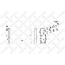 10-35021-SX STELLOX Теплообменник, отопление салона