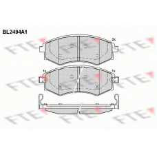 BL2494A1 FTE Комплект тормозных колодок, дисковый тормоз