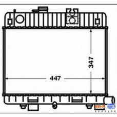 8MK 376 766-461 HELLA Радиатор, охлаждение двигателя