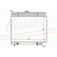 62660 NISSENS Радиатор, охлаждение двигателя