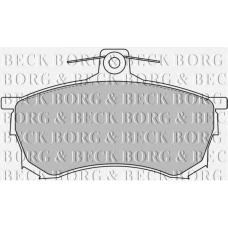 BBP1463 BORG & BECK Комплект тормозных колодок, дисковый тормоз