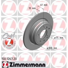 150.1267.20 ZIMMERMANN Тормозной диск