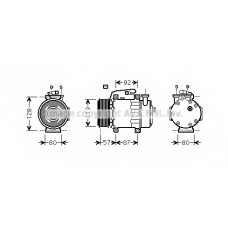 FDK468 AVA Компрессор, кондиционер