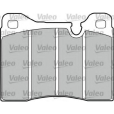 598107 VALEO Комплект тормозных колодок, дисковый тормоз