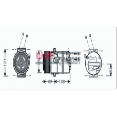 8411871 KUHLER SCHNEIDER Компрессор, кондиционер