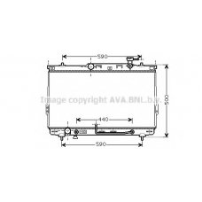 HYA2132 AVA Радиатор, охлаждение двигателя