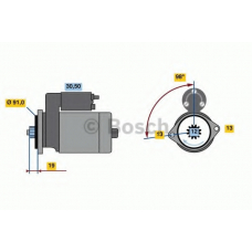 0 986 023 840 BOSCH Стартер