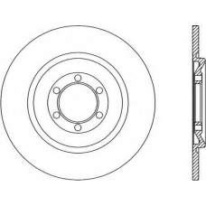 BDR1003.10 OPEN PARTS Тормозной диск