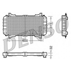 DRM10016 DENSO Радиатор, охлаждение двигателя