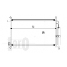 035-016-0023 LORO Конденсатор, кондиционер