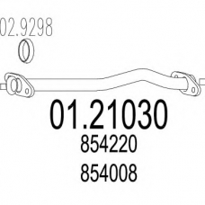 01.21030 MTS Труба выхлопного газа