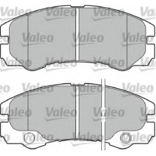 540940 VALEO Комплект тормозных колодок, дисковый тормоз