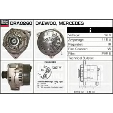 DRA8260 DELCO REMY Генератор