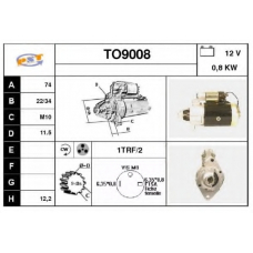 TO9008 SNRA Стартер