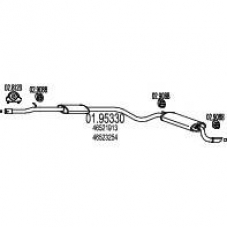 01.95330 MTS Глушитель выхлопных газов конечный