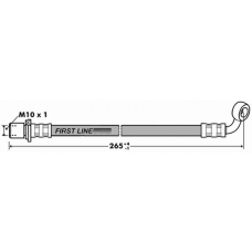 FBH7282 FIRST LINE Тормозной шланг