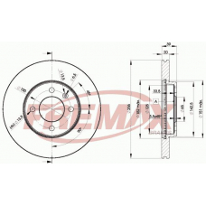 BD-3790 FREMAX Тормозной диск