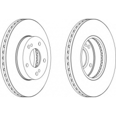 DDF463-1 FERODO Тормозной диск