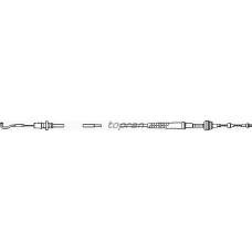102 647 TOPRAN Тросик газа
