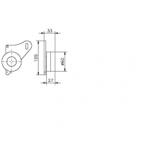 TKR 9037 TIMKEN Натяжной ролик, ремень грм