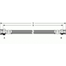 9001115 GIRLING Тормозной шланг