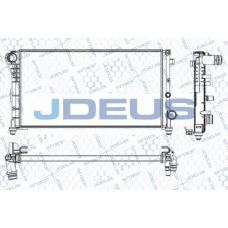 RA0111050 JDEUS Радиатор, охлаждение двигателя