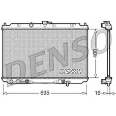 DRM46026 DENSO Радиатор, охлаждение двигателя