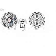 MSC418 AVA Сцепление, вентилятор радиатора