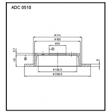 ADC 0510 Allied Nippon Гидравлические цилиндры