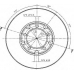 BDC4672 QUINTON HAZELL Тормозной диск