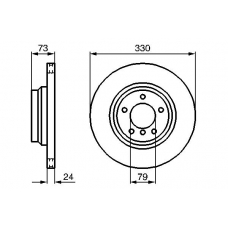 0 986 479 215 BOSCH Тормозной диск