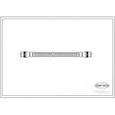 19020120 CORTECO Тормозной шланг