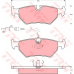 GDB1258 TRW Комплект тормозных колодок, дисковый тормоз