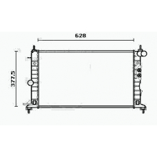 RM0220 EQUAL QUALITY Радиатор, охлаждение двигателя