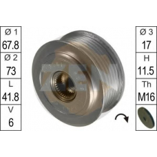 ZN5425 ERA Механизм свободного хода генератора