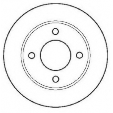 561683BC BENDIX Тормозной диск