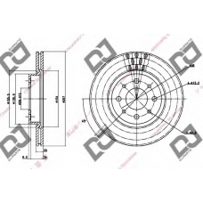 BD1293 DJ PARTS Тормозной диск