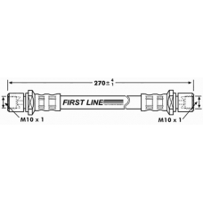 FBH7204 FIRST LINE Тормозной шланг