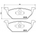 P 85 041 BREMBO Комплект тормозных колодок, дисковый тормоз