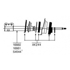 S4544 MONROE Амортизатор