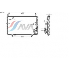 BW5197 AVA Конденсатор, кондиционер