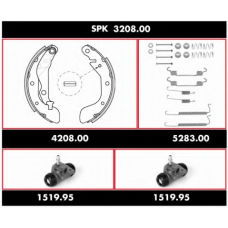 SPK 3208.00 ROADHOUSE Комплект тормозов, барабанный тормозной механизм