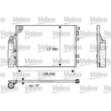 817661 VALEO Конденсатор, кондиционер