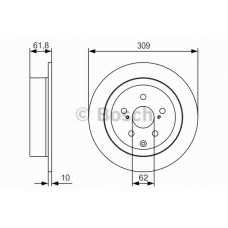 0 986 479 T04 BOSCH Тормозной диск