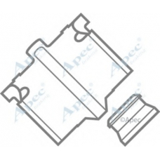 KIT552 APEC Комплектующие, тормозные колодки