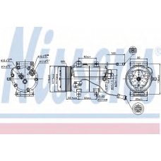 89452 NISSENS Компрессор, кондиционер