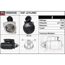 DRS3458 DELCO REMY Стартер