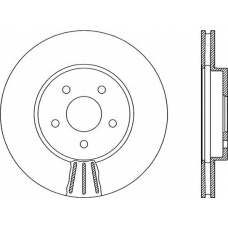 BDR1912.20 OPEN PARTS Тормозной диск