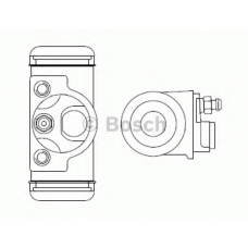 F 026 002 372 BOSCH Колесный тормозной цилиндр