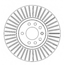 562390B BENDIX Тормозной диск